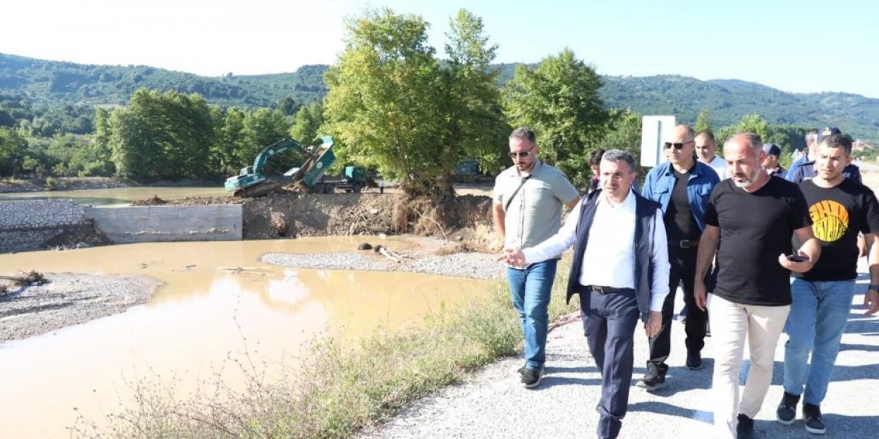 Gürcü çiftlik yolunda hummalı çalışma