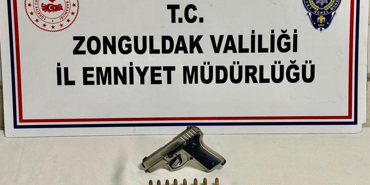 Firari şahıs ruhsatsız tabancasıyla yakalandı