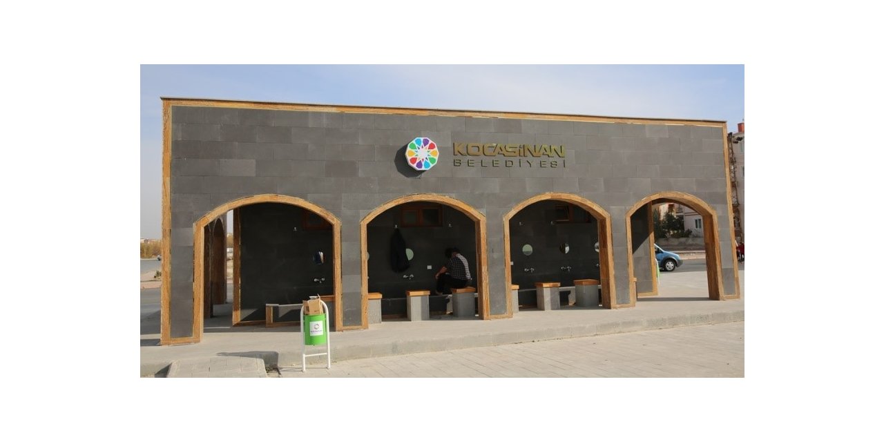 Kocasinan’a 3 Adet Selçuklu Mimarisi Tarzında Modern Kemerli Şadırvan