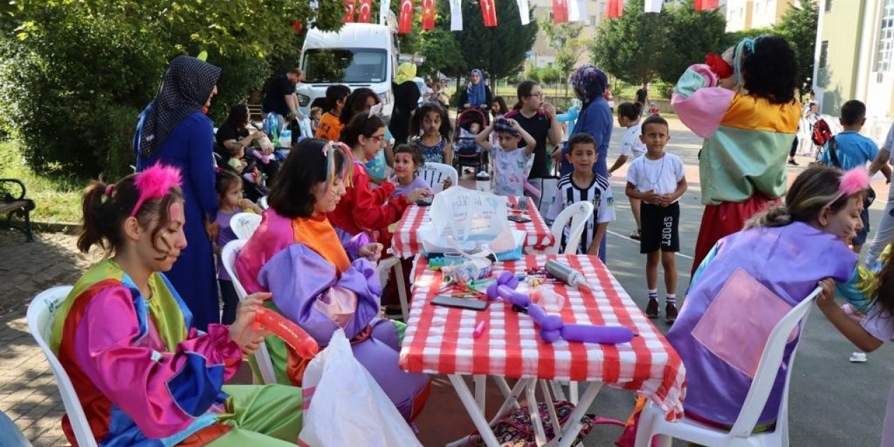 Akpınar’da çocuklar "Bizim Köyde Şenlik Var" etkinlikleriyle doyasıya eğlendi