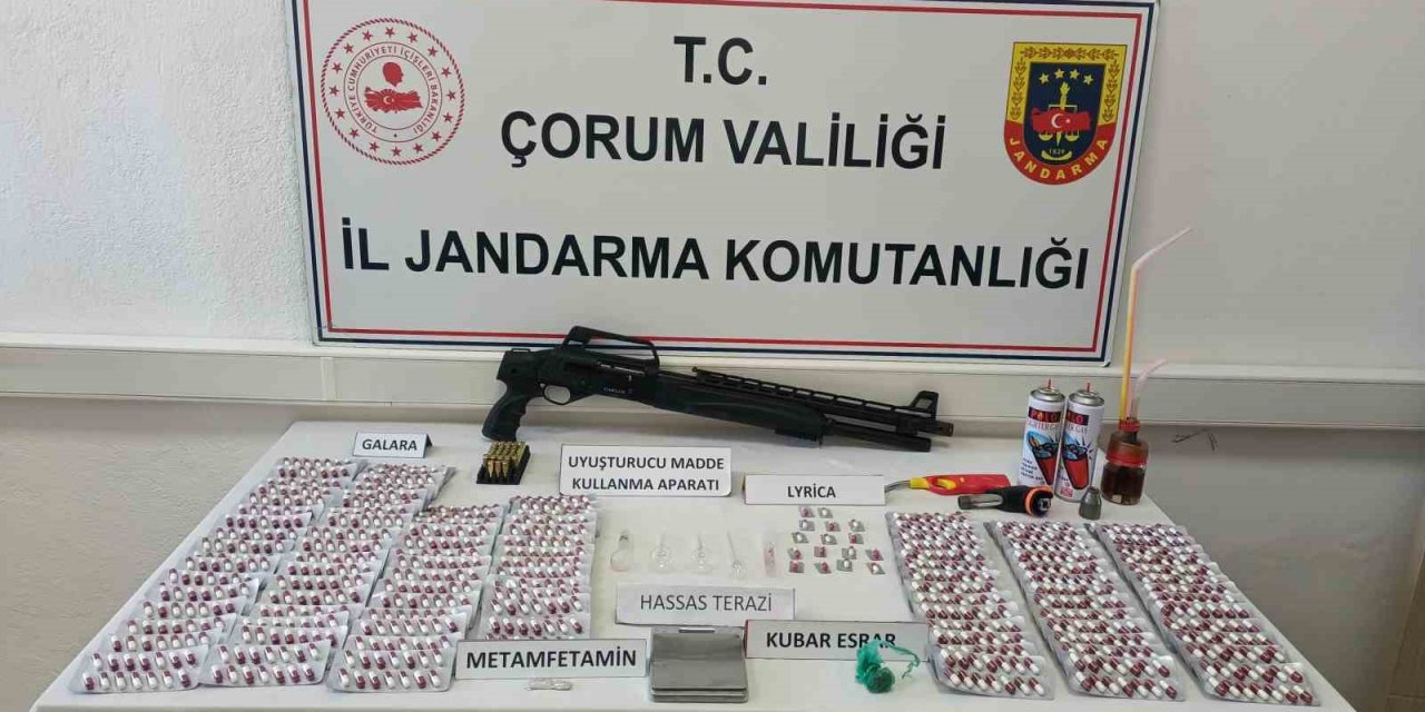 Çorum’da uyuşturucu operasyonu