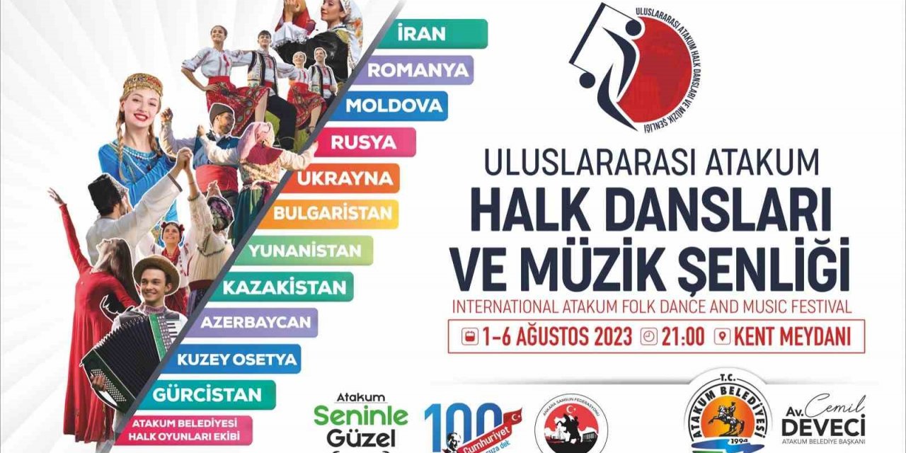 Uluslararası halk dansları toplulukları Atakum’da buluşacak