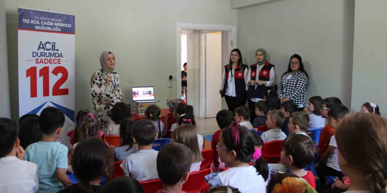 Miniklere 112 anlatıldı