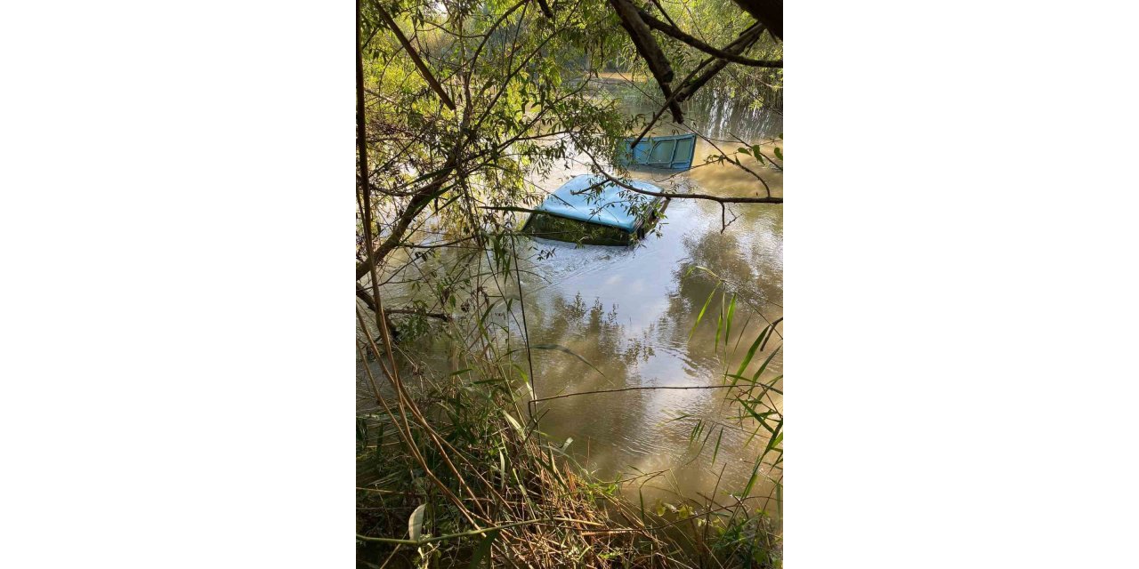 Aydın’da otomobil Menderes Nehri’ne düştü