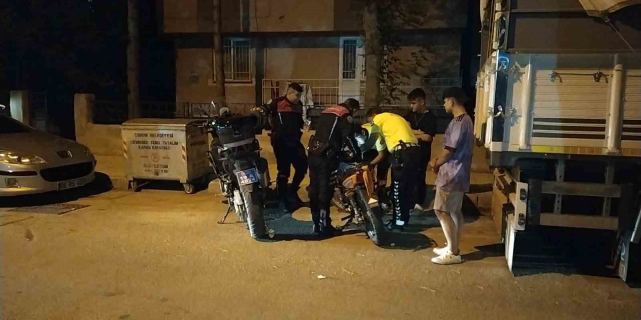 Uygulama noktasından kaçtı, kovalamaca sonucu yakalandı