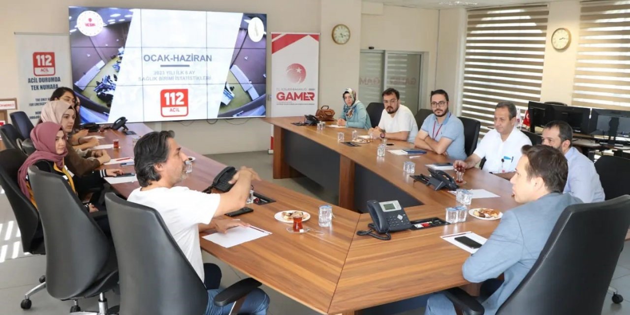 Kütahya’da 112 Komuta Kontrol Merkezi genel değerlendirme toplantısı