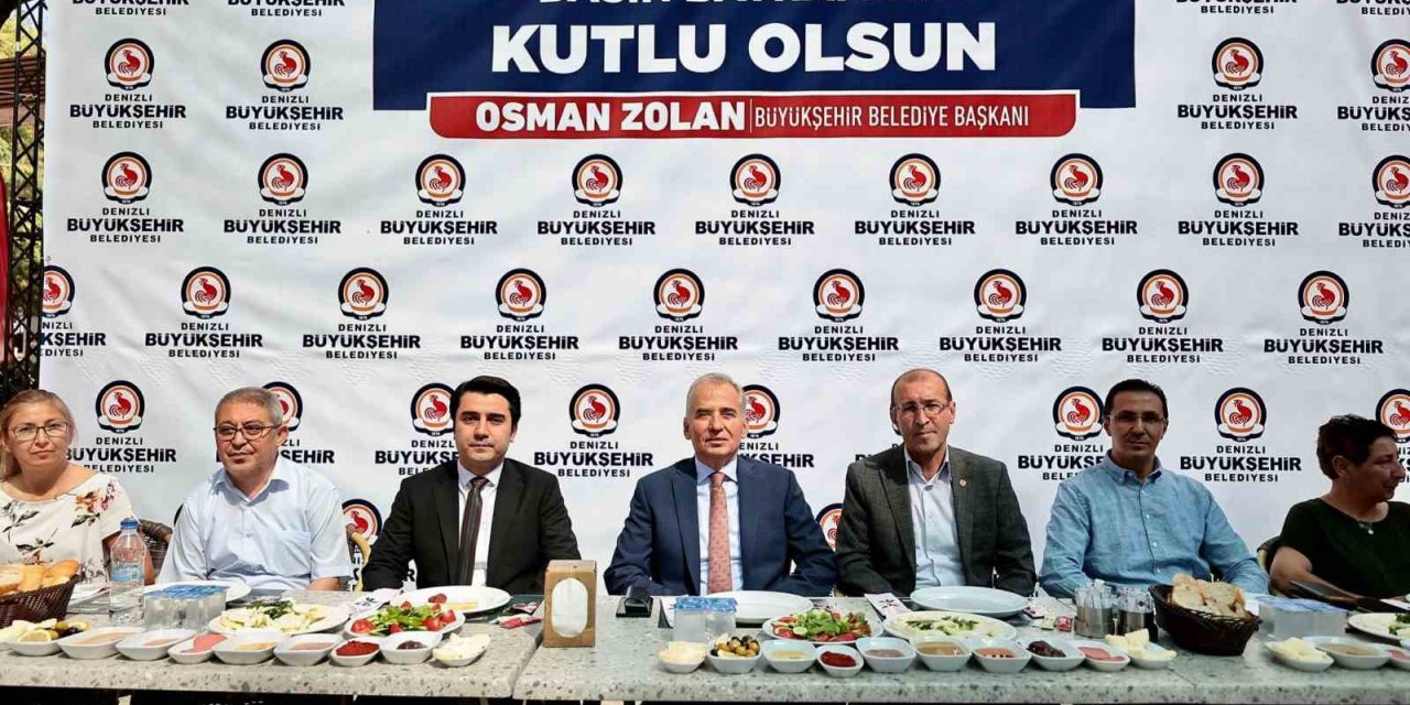 Başkan Zolan basın çalışanlarıyla buluştu