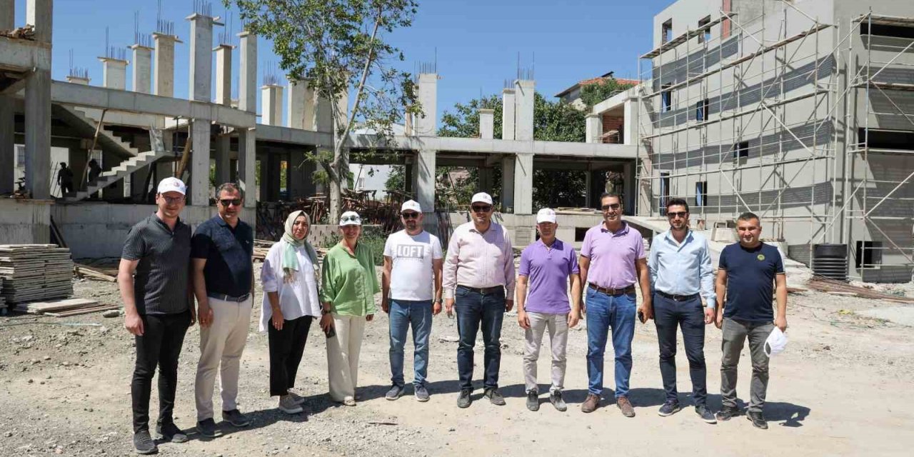 Başkan Çakın çalışmaları yerinde inceledi