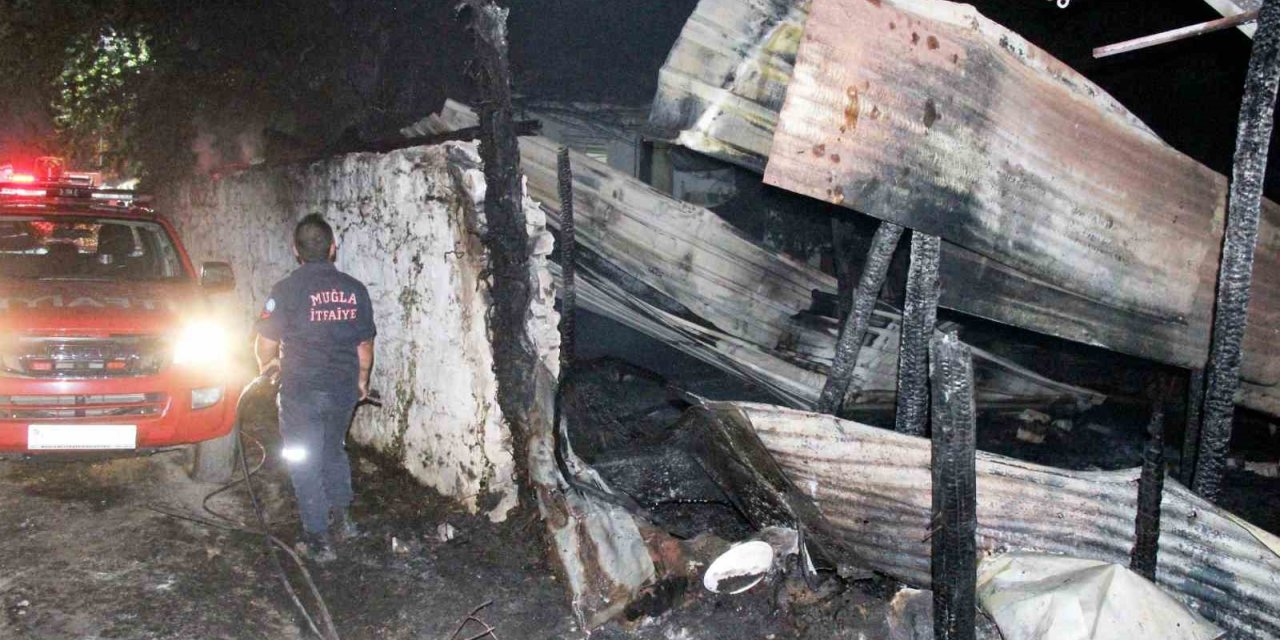 Menteşe Karabağlar yaylasında yangın