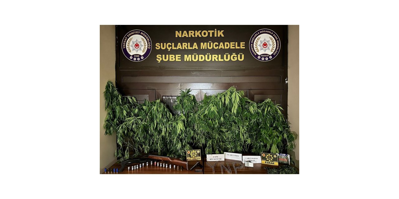 Yozgat’ta evinde uyuşturucu imal eden şüpheli tutuklandı