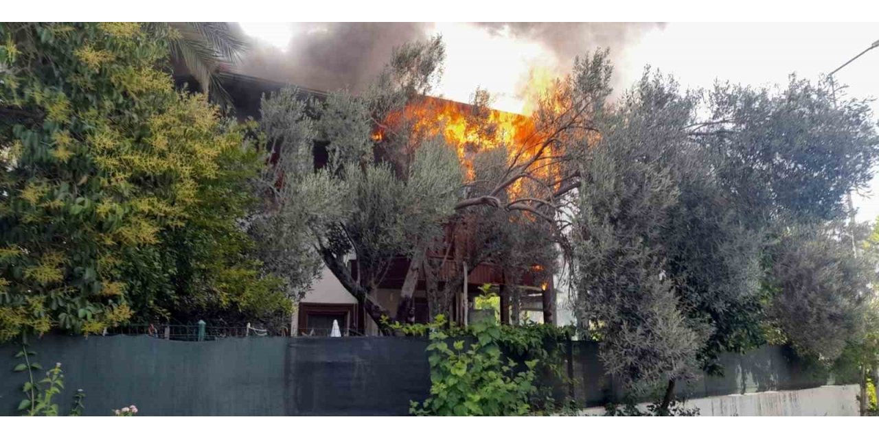 Köyceğiz’de ev yangını