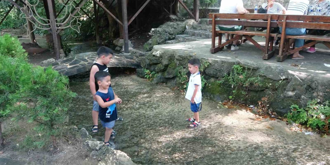 Sıcaktan bunalan Adanalılar doğaya akın etti