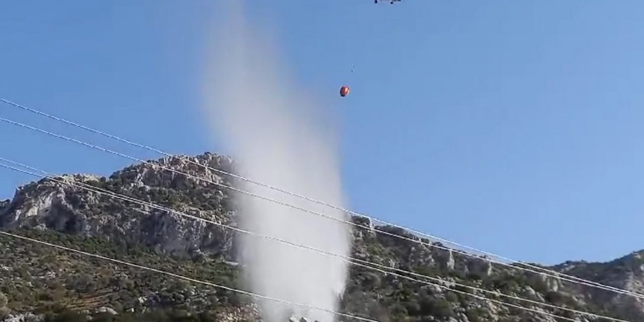 Marmaris’teki yangın ormana sıçramadan söndürüldü