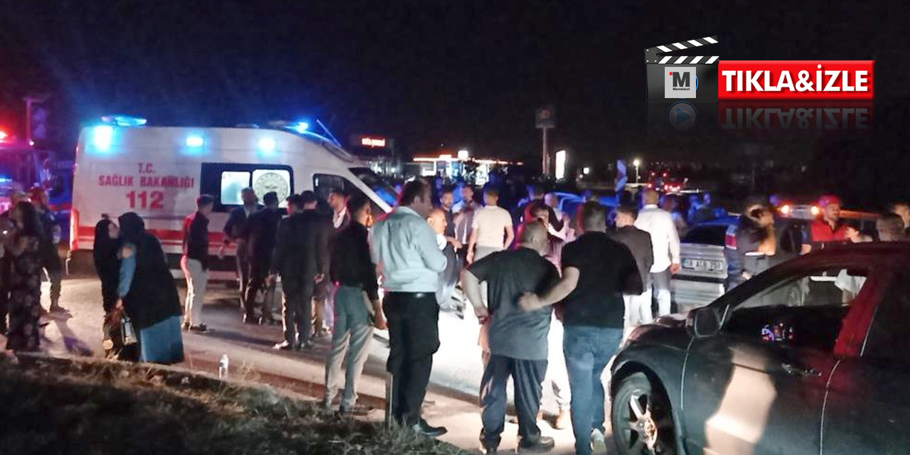 Düğün dönüşü feci kaza: 1’i ağır 9 yaralı