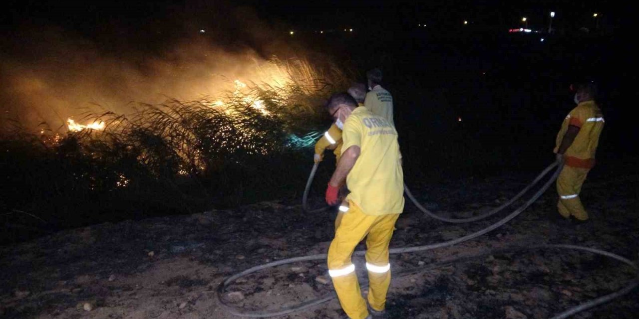 Adıyaman’da çıkan anız yangını yürekleri ağza getirdi