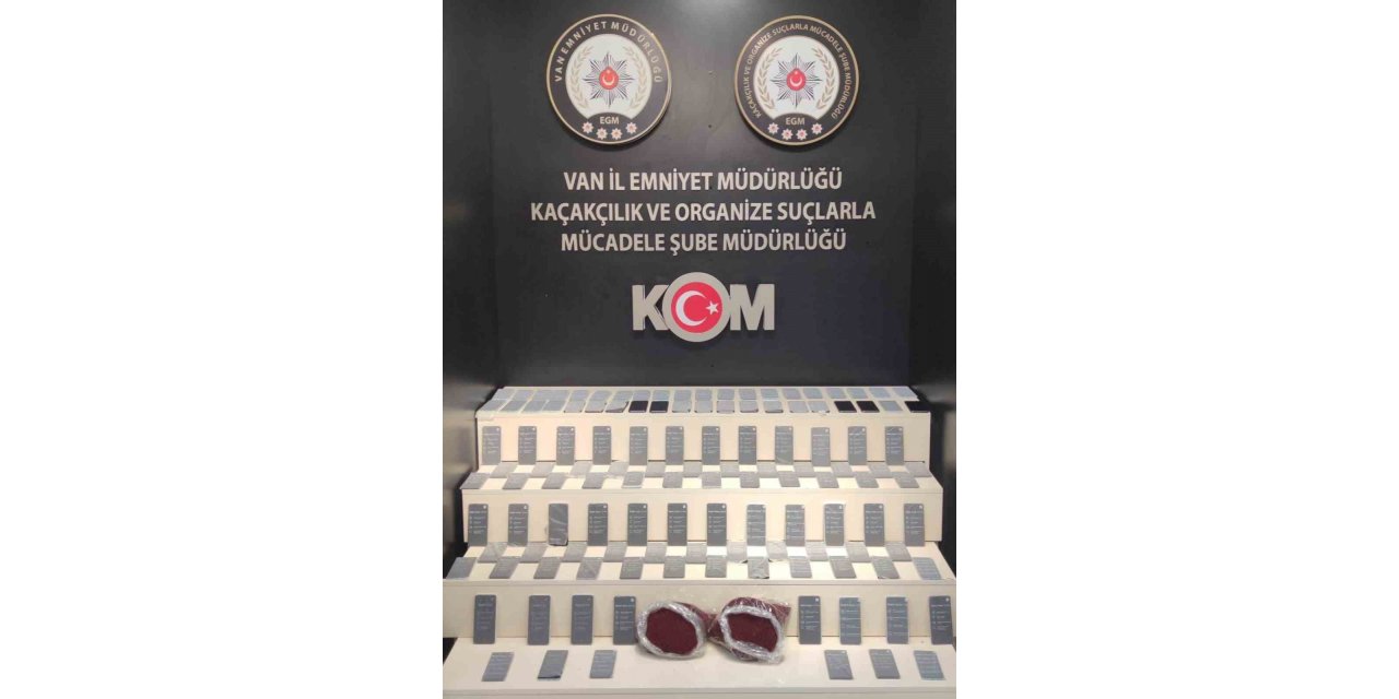 Van’da gümrük kaçağı malzemeler ele geçirildi