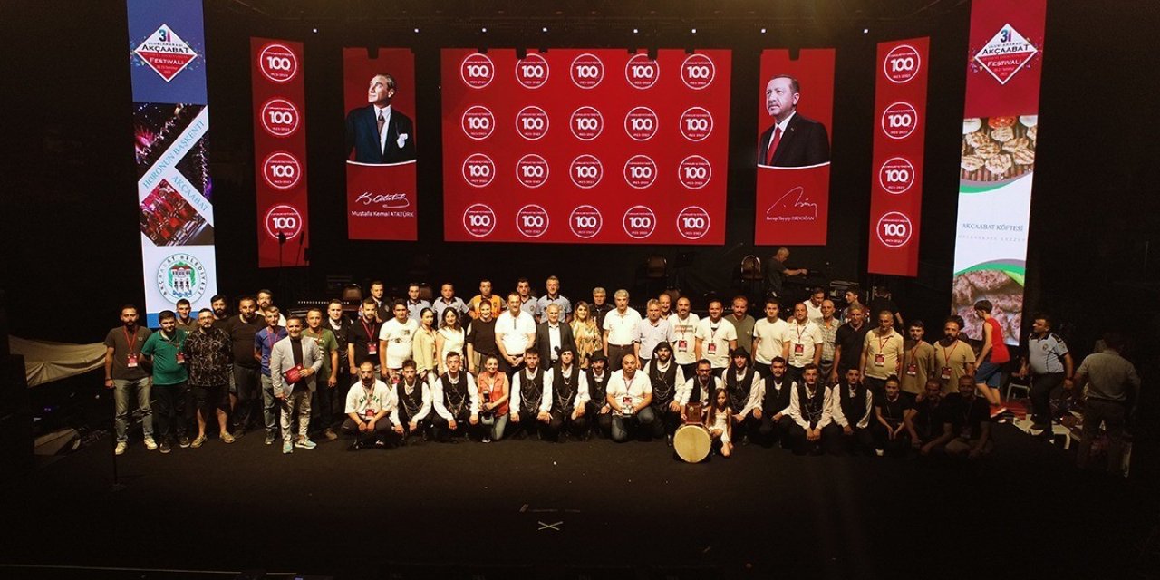 Akçaabat’ta festival sona erdi