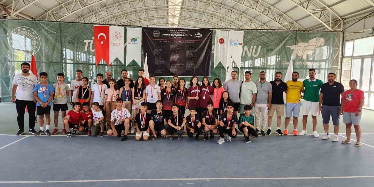 Batman’da tenis Ana Lig grup müsabakaları tamamlandı
