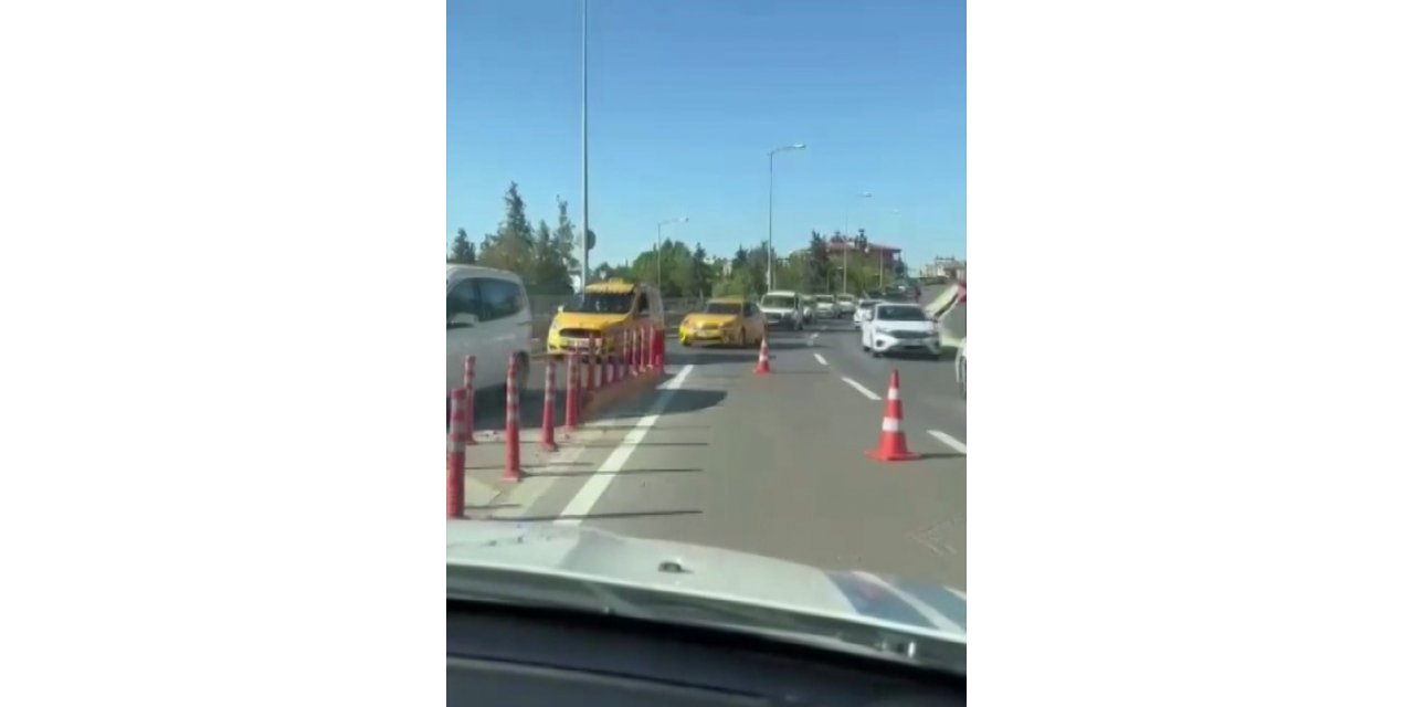 Gaziantep’te şerit ihlali yapan 137 araç sürücüsüne ceza