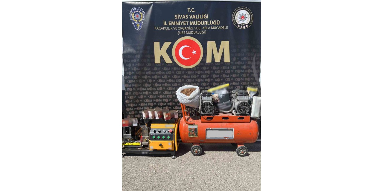 Kaçak tütün ele geçirildi