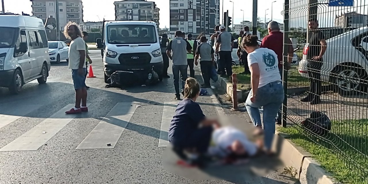 Edremit’te kavşakta zincirleme kaza: 1 yaralı