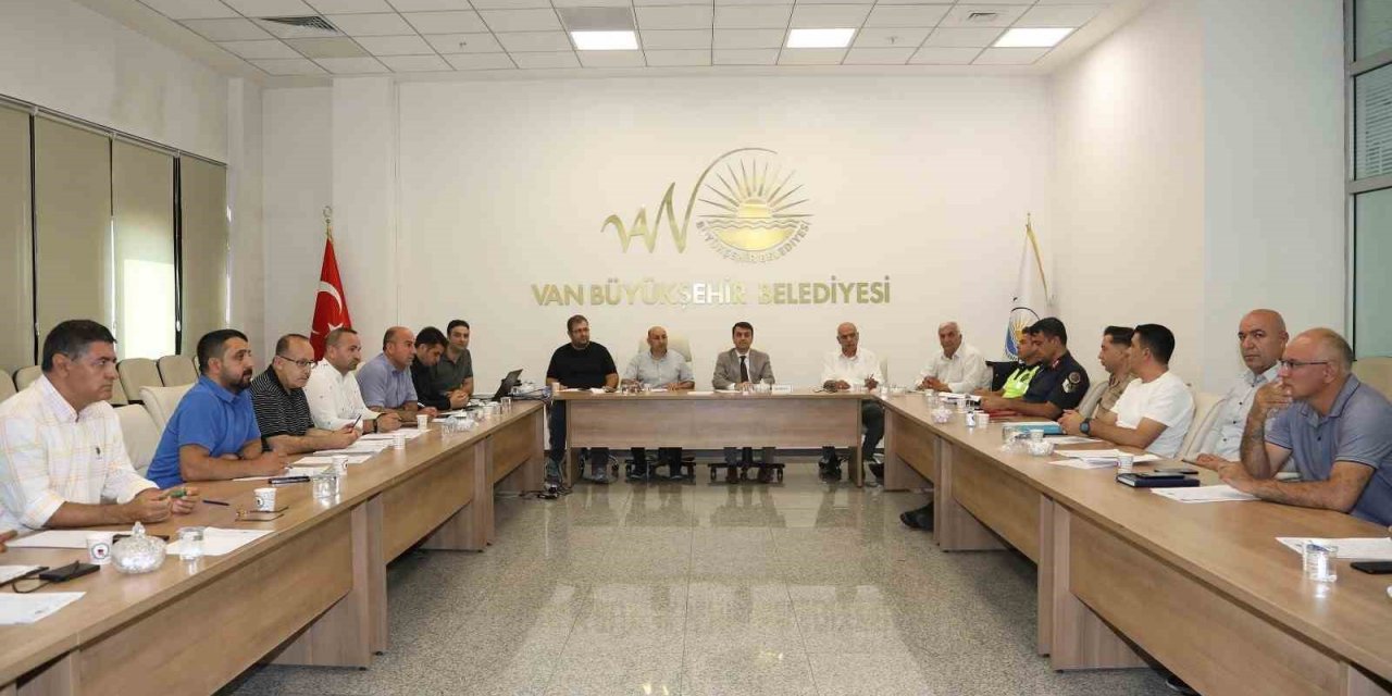 Van Büyükşehir Belediyesi Temmuz ayı UKOME toplantısı yapıldı