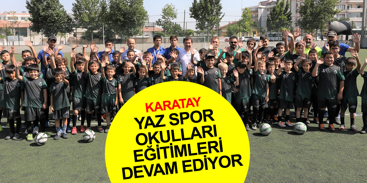 Konya'da Karatay Yaz Spor Okulları'nda 12 branşta 4 bin öğrenci eğitime devam ediyor
