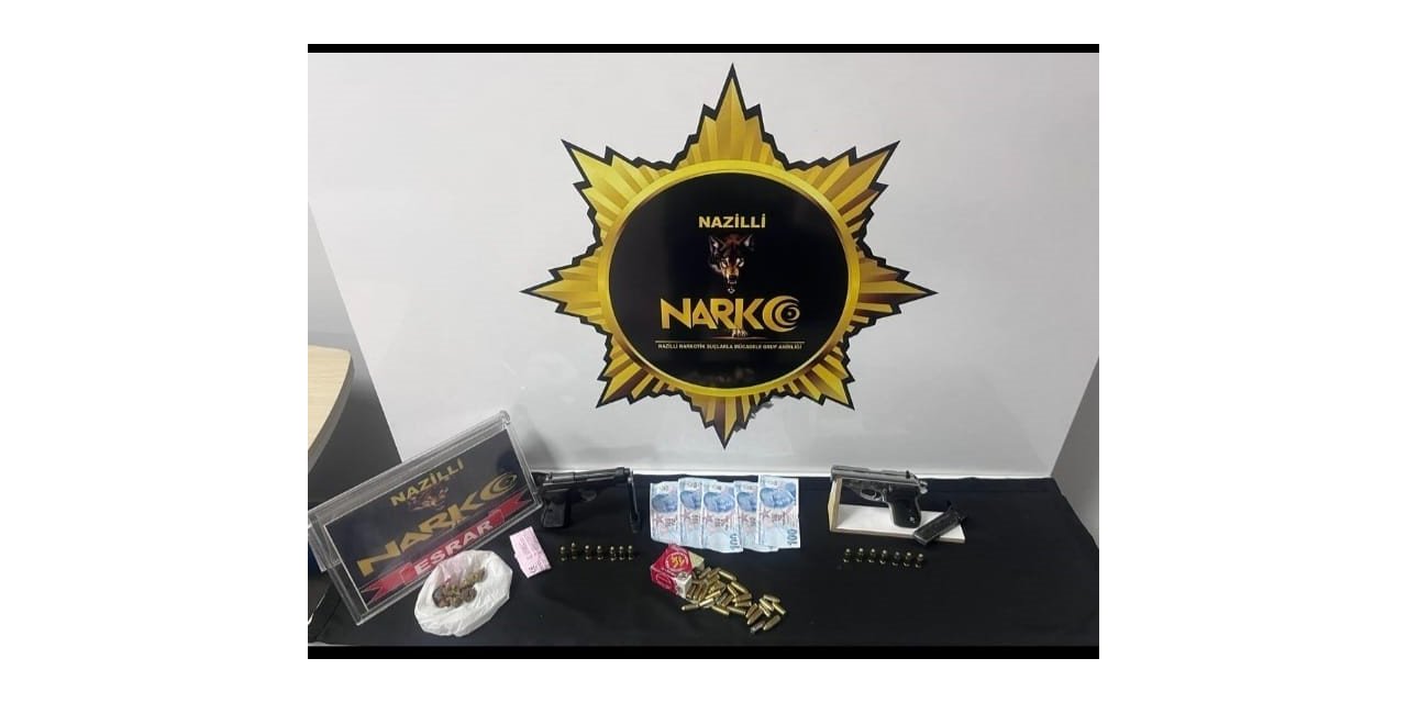 Nazilli’de 7 adrese uyuşturucu operasyonu: 2 gözaltı