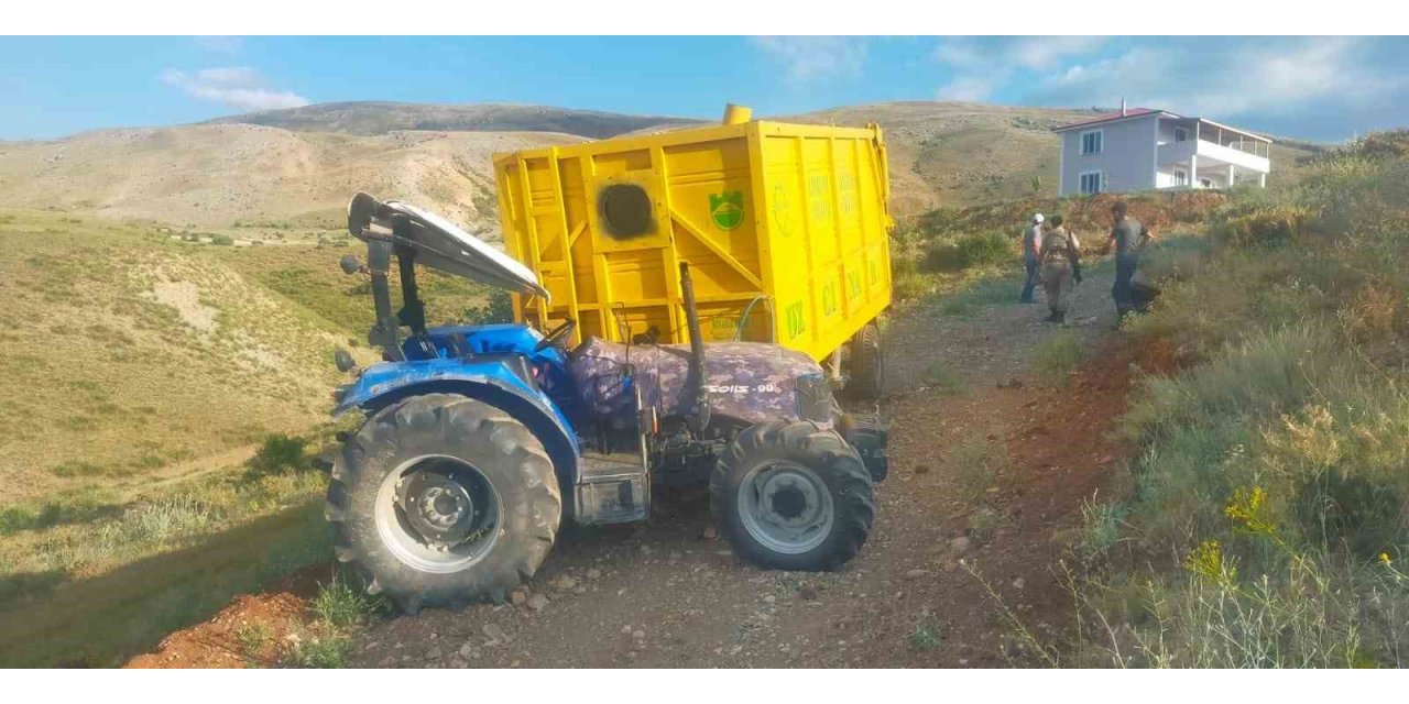 Erzincan’da traktör kazası: 1 ölü 1 yaralı