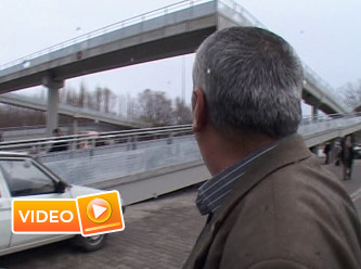 Yok böyle bir üstgeçit! VİDEO