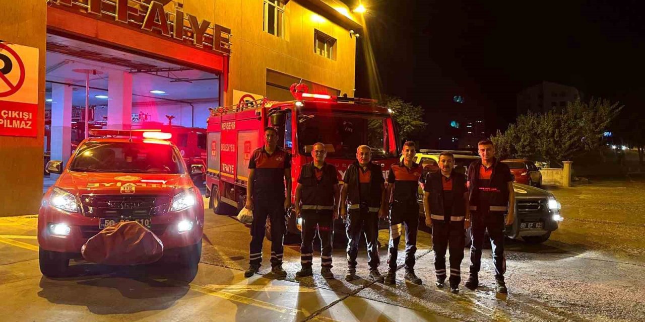 Nevşehir Belediyesi İtfaiye Ekipleri Kemer’e gitti