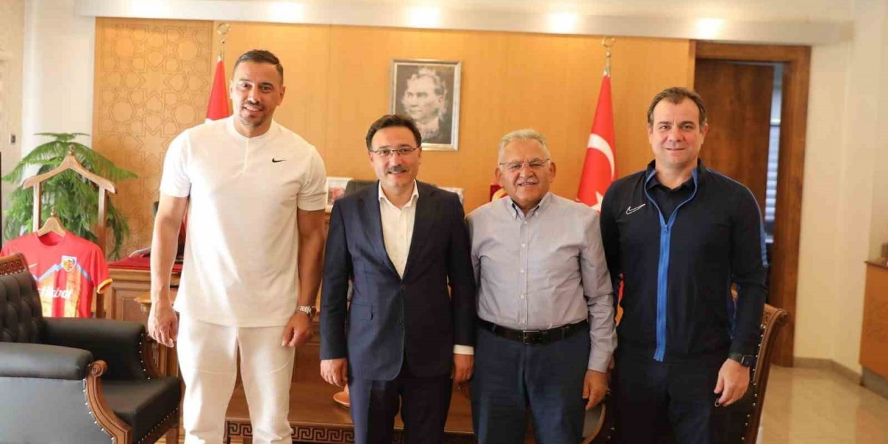 Vali Çiçek, Çağdaş Atan ile bir araya geldi