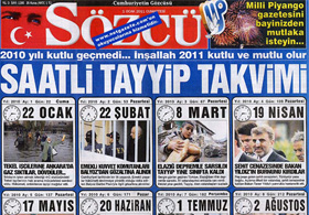 Sözcü'nün "Saatli Tayyip Takvimi"