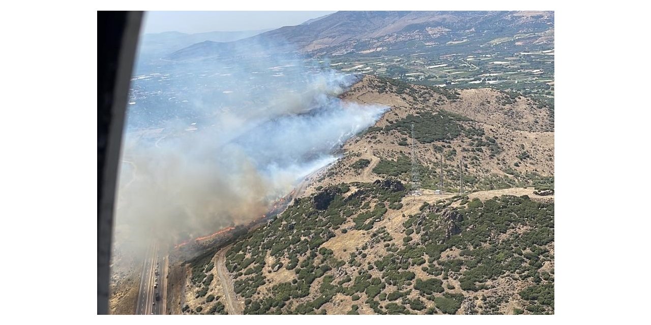 Menemen’de orman yangın kontrol altına alındı