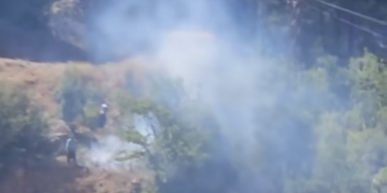 Feke’deki orman yangını erken müdahaleyle büyümeden söndürüldü