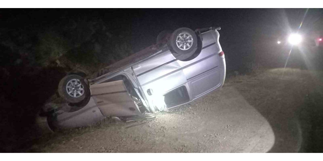 Tunceli’de freni boşalan araç takla attı: 7 yaralı