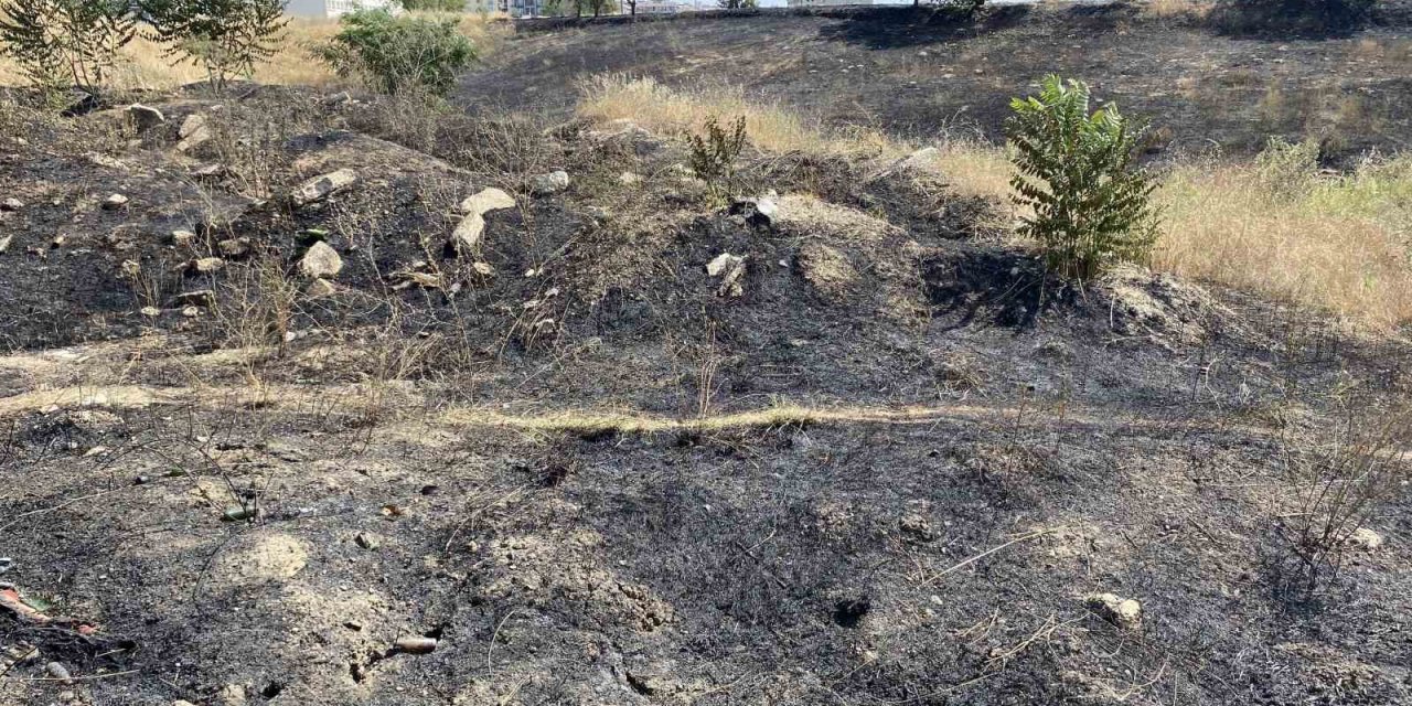 Çorlu’daki korkutan yangın havadan görüntülendi