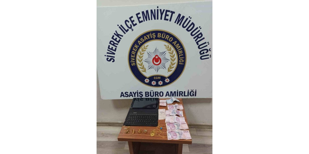Evlere girip değerli ziynet malzemelerini çalan hırsız yakalandı