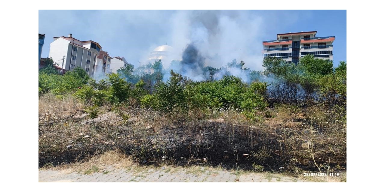 Bilecik’te makilik çıkan yangın büyümeden söndürüldü
