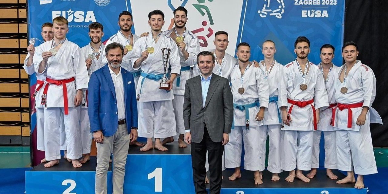 Manavgatlı Kutluhan Duran’dan, Avrupa şampiyonasında çifte altın