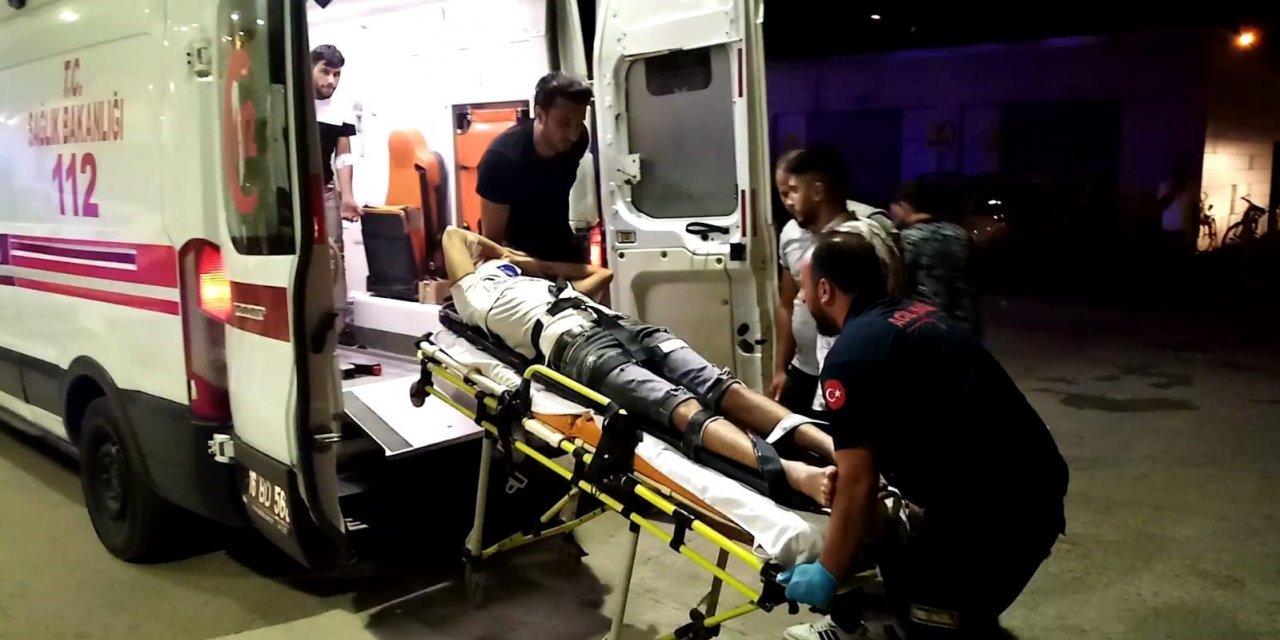 Köpek kovalayınca hastanelik oldular