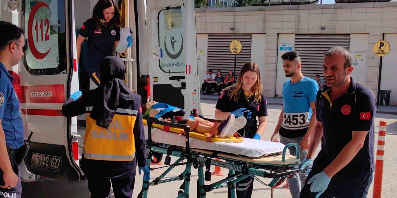 5 yaşındaki çocuk duvardan düşerek yaralandı