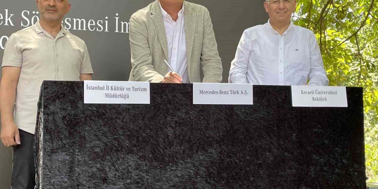 Bathonea Antik Kenti kazı çalışmalarının devamlılığı için imza töreni gerçekleştirildi