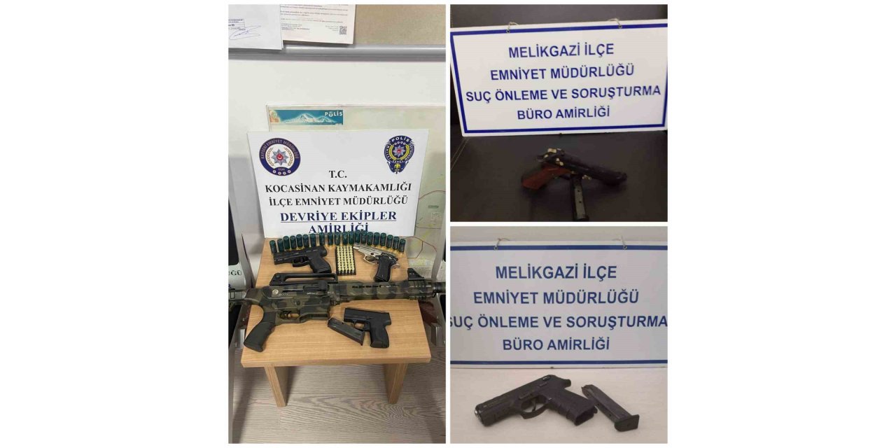 Düğünlerde havaya rast gele ateş açan 6 maganda yakalandı