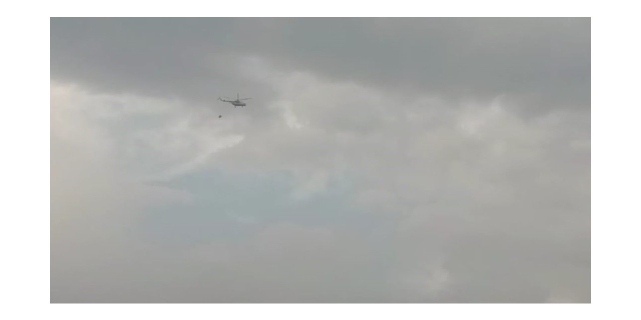 Kınık’taki orman yangınına yeniden havadan müdahale