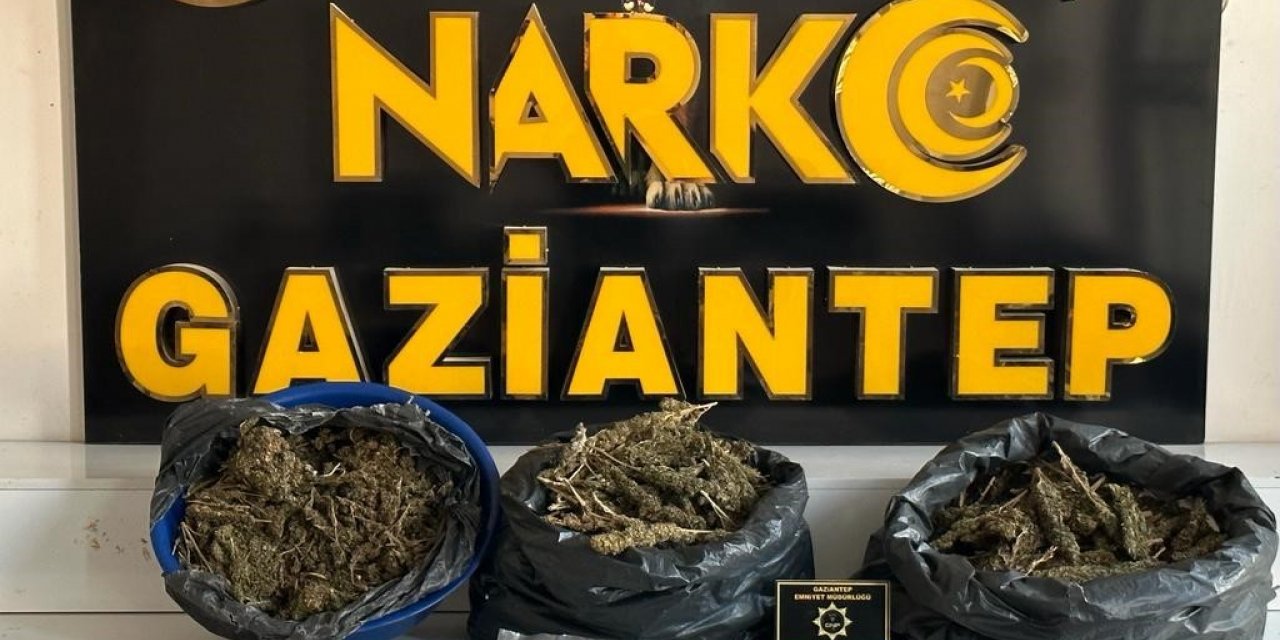 Gaziantep’te 9 kilo metamfetamin ele geçirildi: 1 gözaltı