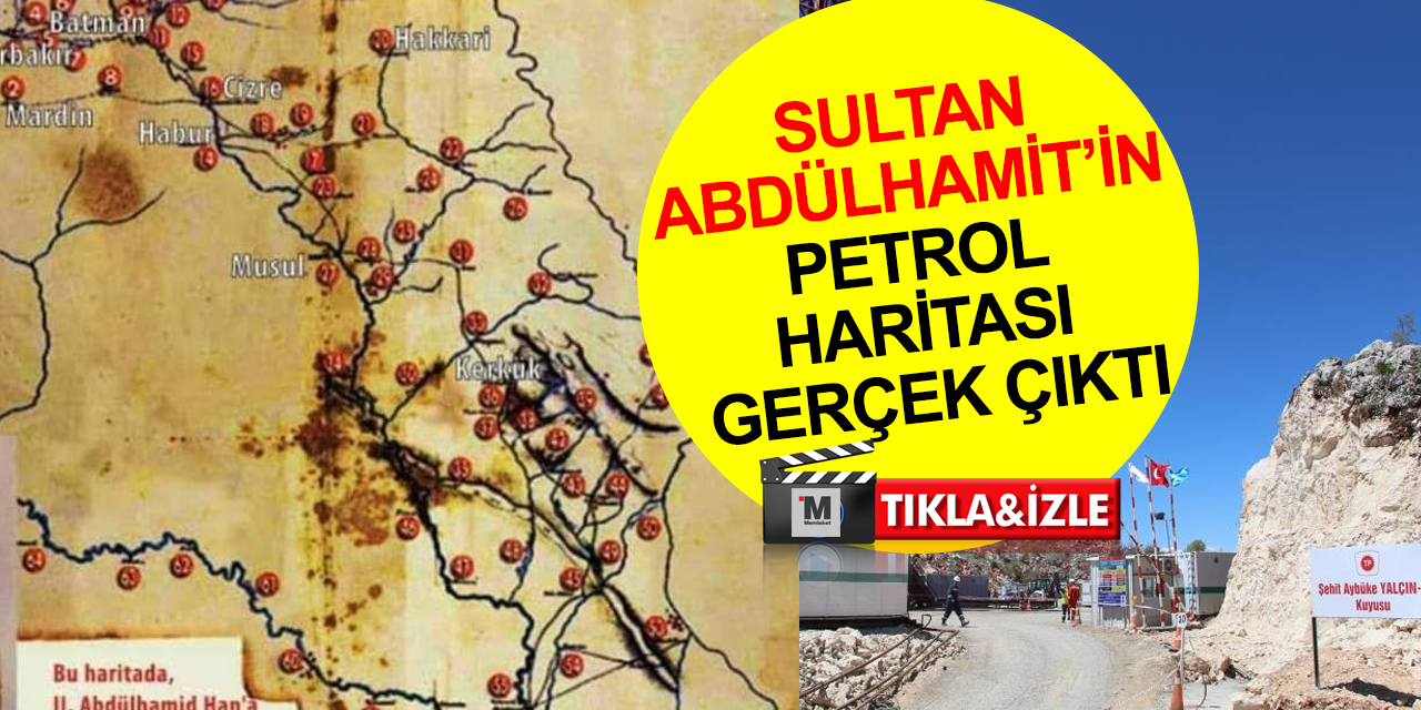 134 yıl önceki keşif şimdi gün yüzüne çıktı! İşte Sultan Abdülhamit Han'ın petrol haritası