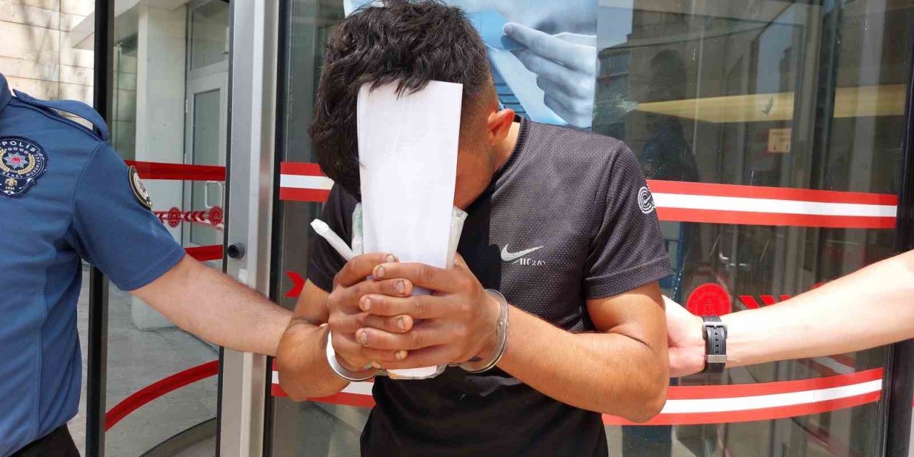 Kamyonetten 560 kilo demir çalan genç tutuklandı