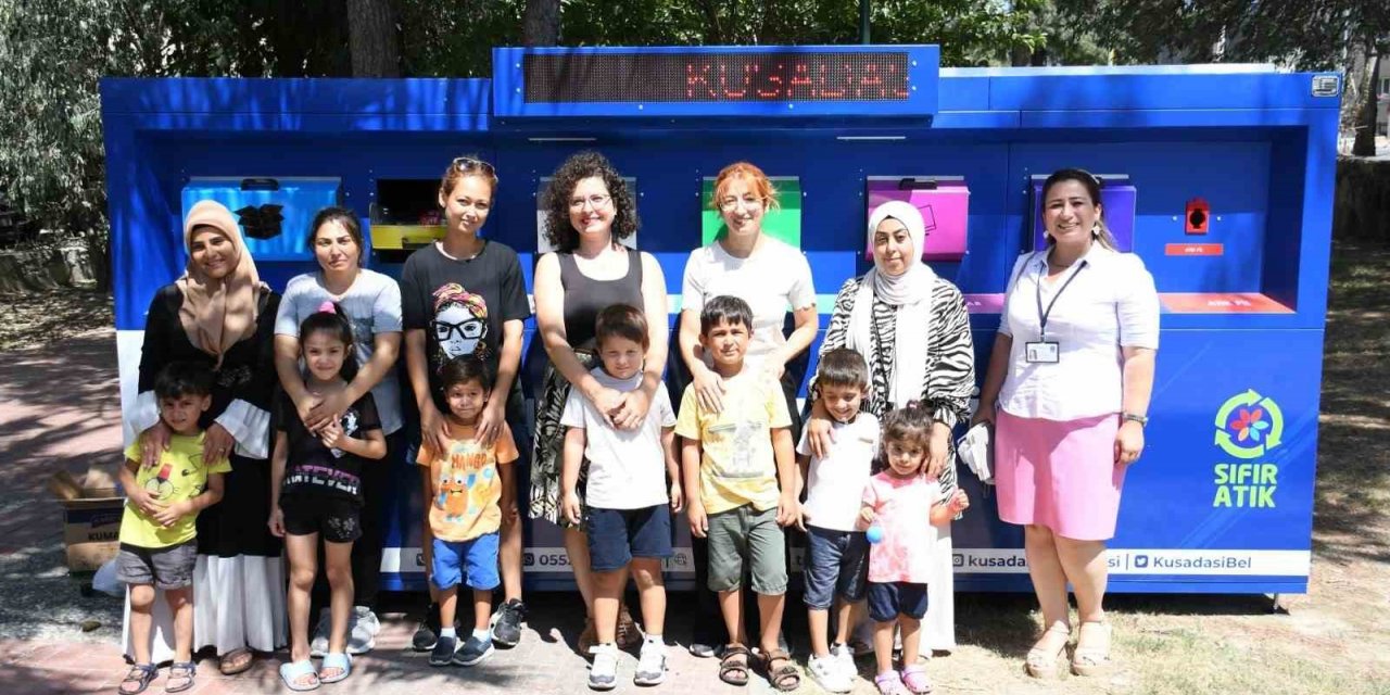 Kuşadası’nda çocuklar çevre konusunda bilgilendirildi
