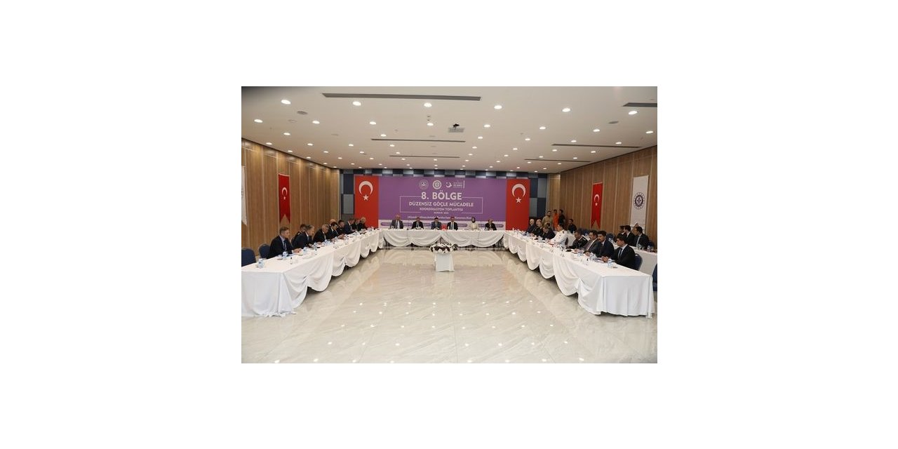 Burdur’da 8. Bölge Düzensiz Göçle Mücadele Koordinasyon Toplantısı